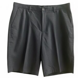 Travis Mathew Men's Gray Pinstripe Shorts Size 36 Excellent Condition!